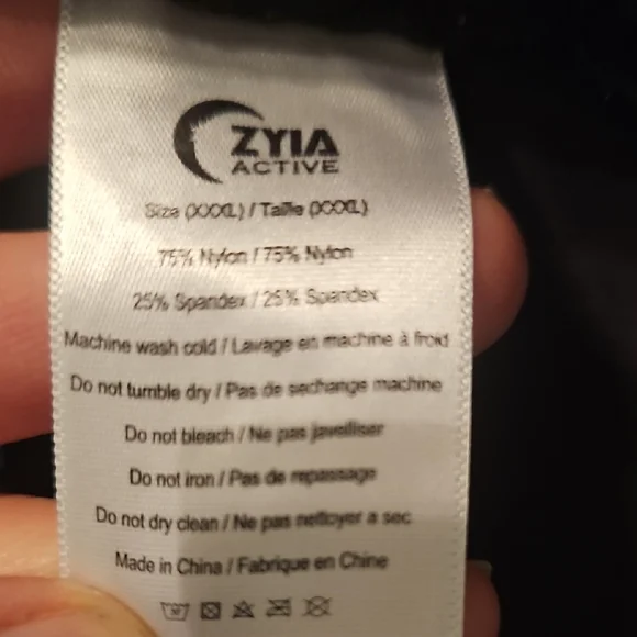 Women's Zyia Active Black Jogger Pants XXXL - Picture 4 of 5